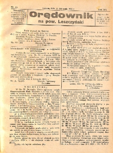 Orędownik na powiat Leszczyński 1933.11.11 R.13 Nr 45