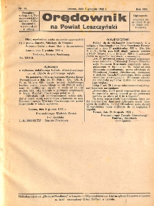 Orędownik na powiat Leszczyński 1933.12.09 R.13 Nr 49