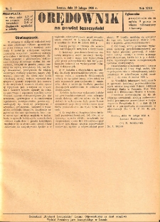 Orędownik na Powiat Leszczyński 1938.02.19 R. 22 Nr 6