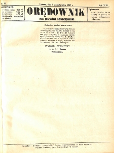 Orędownik na Powiat Leszczyński 1937.10.09 R.19 Nr 39