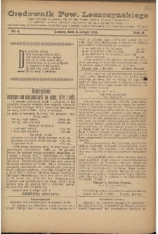 Orędownik Powiatu Leszczyńskiego 1921.02.05 R. 2 Nr 6