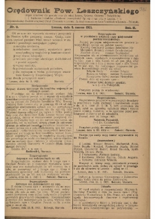 Orędownik Powiatu Leszczyńskiego 1921.03.05 R. 2 Nr 11