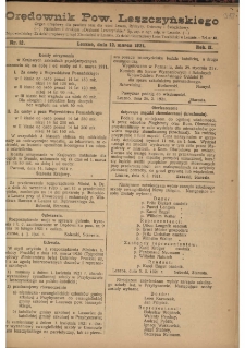 Orędownik Powiatu Leszczyńskiego 1921.03.12 R. 2 Nr 12