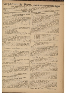 Orędownik Powiatu Leszczyńskiego 1921.03.24 R. 2 Nr 14