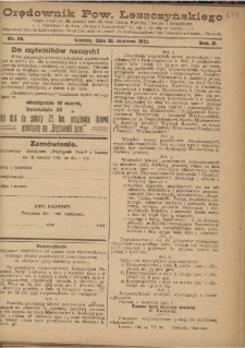 Orędownik Powiatu Leszczyńskiego 1921.06.18 R. 2 Nr 26