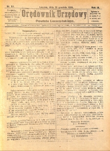 Orędownik Urzędowy Powiatu Leszczyńskiego 1928.12.22 R.9 Nr 52