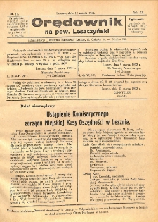 Orędownik na powiat Leszczyński 1932.03.12 R.12 Nr 11