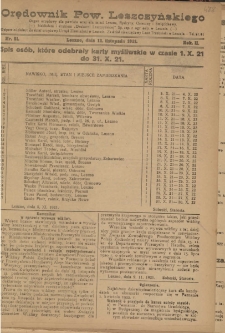 Orędownik Powiatu Leszczyńskiego 1921.11.12 R. 2 Nr 51