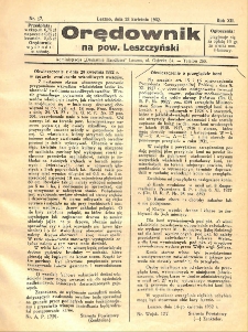 Orędownik na powiat Leszczyński 1932.04.23 R.12 Nr 17