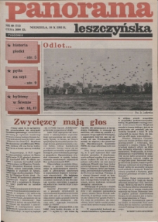 Panorama Leszczyńska 1993.10.10 R.15 Nr40(715)
