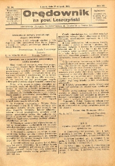Orędownik na powiat Leszczyński 1932.08.27 R.12 Nr 34