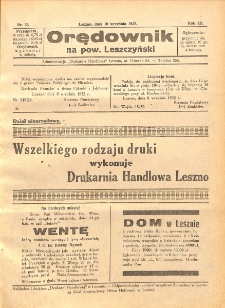 Orędownik na powiat Leszczyński 1932.09.10 R.12 Nr 36