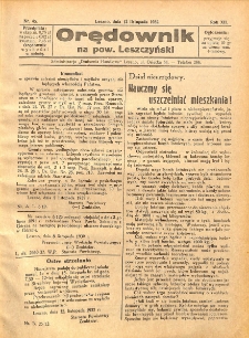 Orędownik na powiat Leszczyński 1932.11.12 R.12 Nr 45