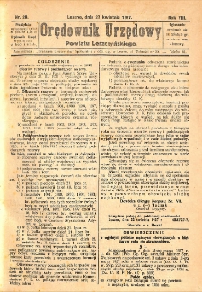Orędownik Urzędowy Powiatu Leszczyńskiego 1927.04.27 R.8 Nr 28