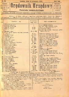 Orędownik Urzędowy Powiatu Leszczyńskiego 1927.11.19 R.8 Nr 56