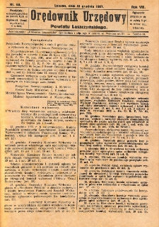 Orędownik Urzędowy Powiatu Leszczyńskiego 1927.12.13 R.8 Nr 60