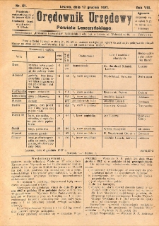 Orędownik Urzędowy Powiatu Leszczyńskiego 1927.12.17 R.8 Nr 61