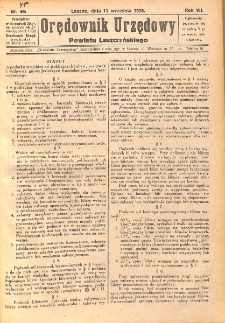 Orędownik Urzędowy Powiatu Leszczyńskiego 1926.09.11 R.7 Nr 45
