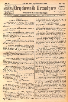 Orędownik Urzędowy Powiatu Leszczyńskiego 1926.10.09 R.7 Nr 48