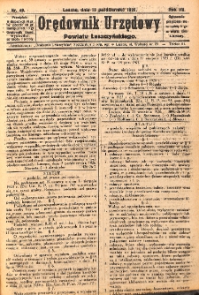 Orędownik Urzędowy Powiatu Leszczyńskiego 1926.10.13 R.7 Nr 49