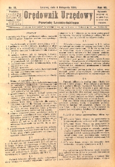 Orędownik Urzędowy Powiatu Leszczyńskiego 1926.11.06 R.7 Nr 55