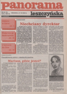 Panorama Leszczyńska 1993.11.21 R.15 Nr46(721)