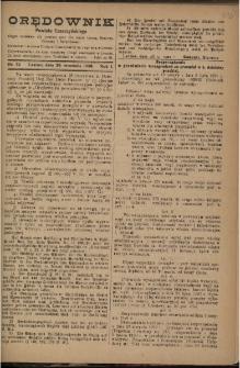 Orędownik Powiatu Leszczyńskiego 1920.09.29 R.1 Nr 72