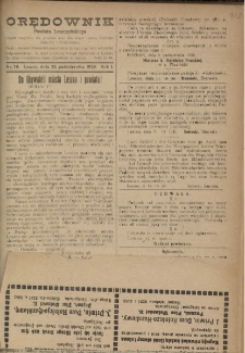 Orędownik Powiatu Leszczyńskiego 1920.10.23 R.1 Nr 78